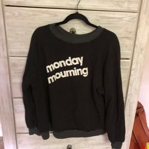wildfox monday mourning sweatshirt